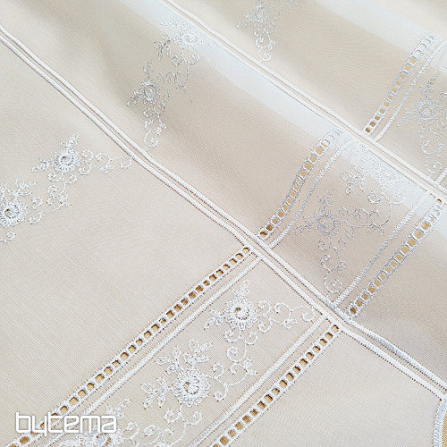 Tenda in vetro colorato RICAMO DELICATO