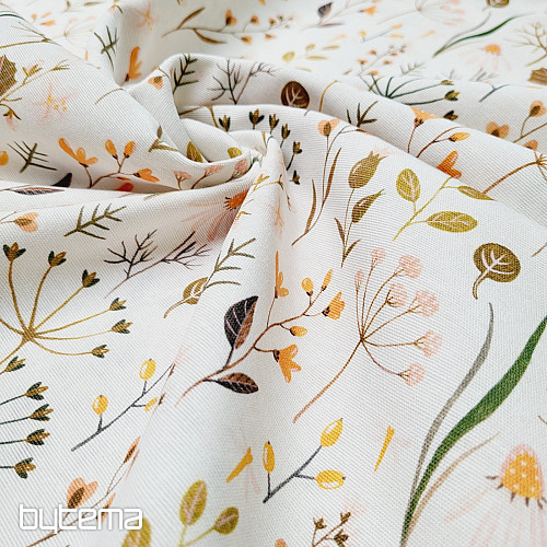 Tessuto decorativo MEADOW crema