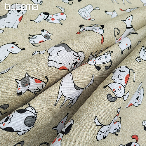 Tessuto decorativo DOGS SMILE
