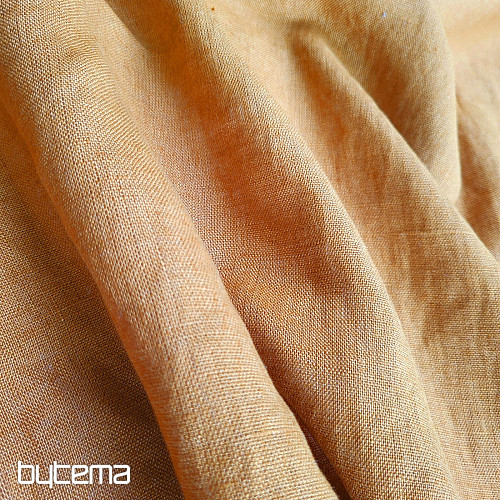 Tessuto di lino TEINTURE CINNAMON