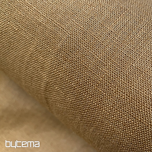 Tessuto di lino TEINTURE CINNAMON
