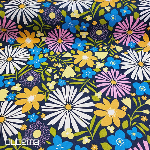 Tessuto di cotone DAISIES