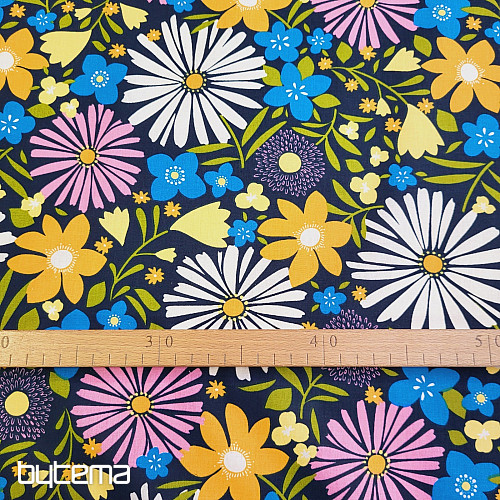 Tessuto di cotone DAISIES