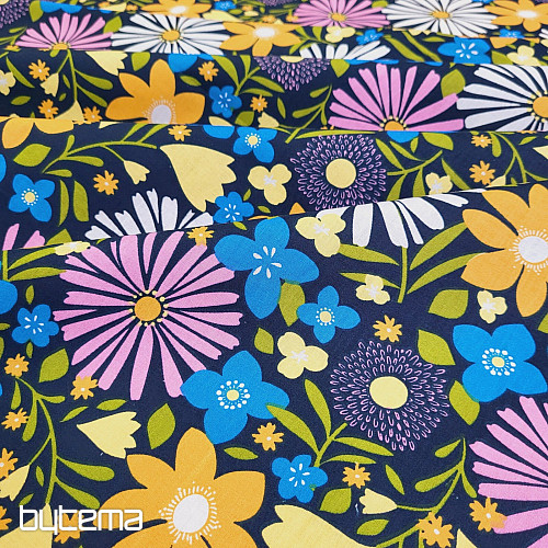 Tessuto di cotone DAISIES
