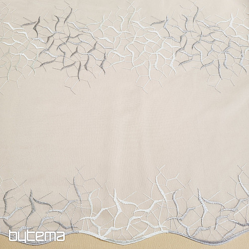 GERSTER 11686/0840 RICAMO BEIGE E BIANCO