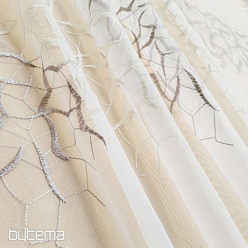 GERSTER 11686/0840 RICAMO BEIGE E BIANCO
