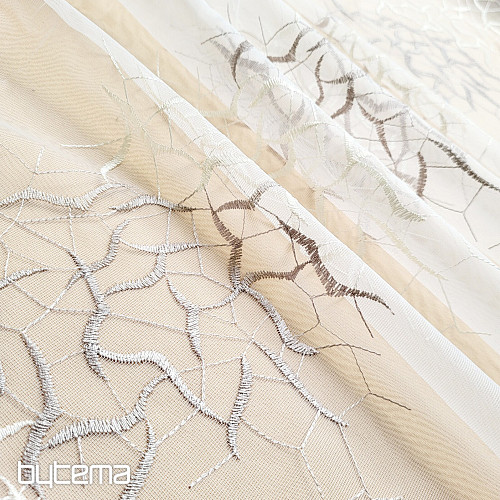 GERSTER 11686/0840 RICAMO BEIGE E BIANCO