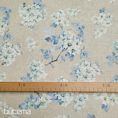 Tessuto decorativo ALMOND blu