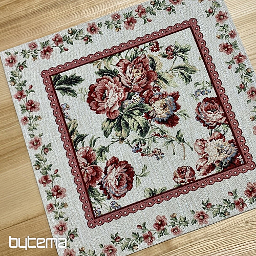 Tovaglietta arazzo GRANDE ROSA PIZZO