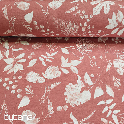 Tessuto decorativo AMY FLOR sv. rosa