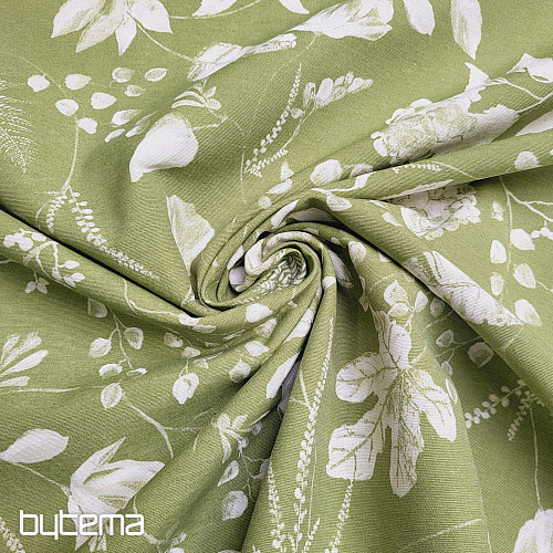 Tessuto decorativo AMY FLOR verde