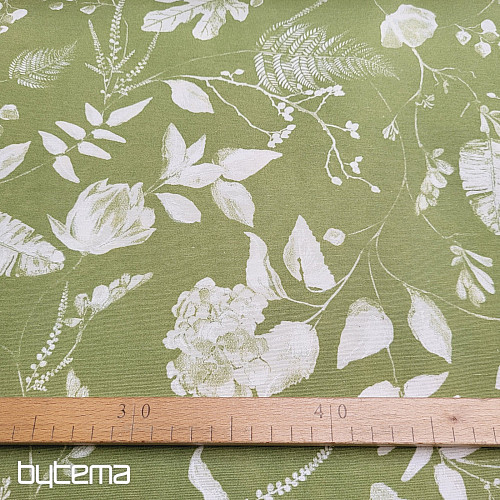 Tessuto decorativo AMY FLOR verde