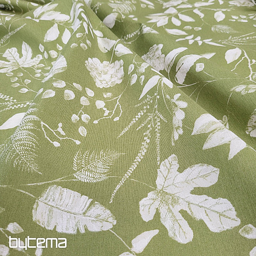 Tessuto decorativo AMY FLOR verde