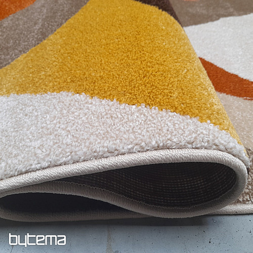 Tappeto moderno Achat 618 ruggine/crema
