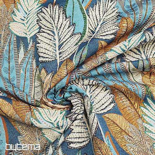 Tessuto arazzo SAFIA BLU