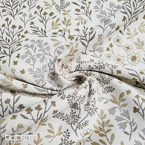 Tessuto arazzo GLADIS FLOR beige