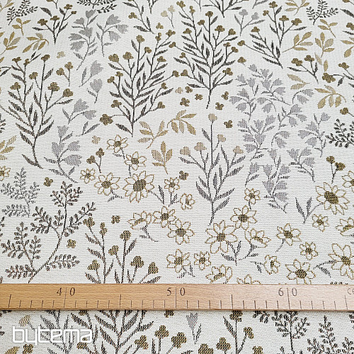 Tessuto arazzo GLADIS FLOR beige