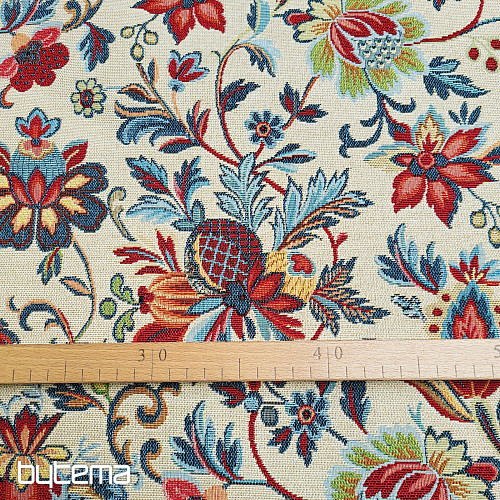Tessuto arazzo CAMELA beige