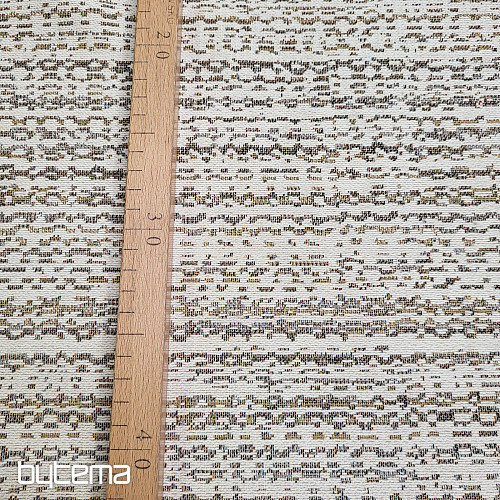 Tessuto arazzo GLADIS STRIPE beige