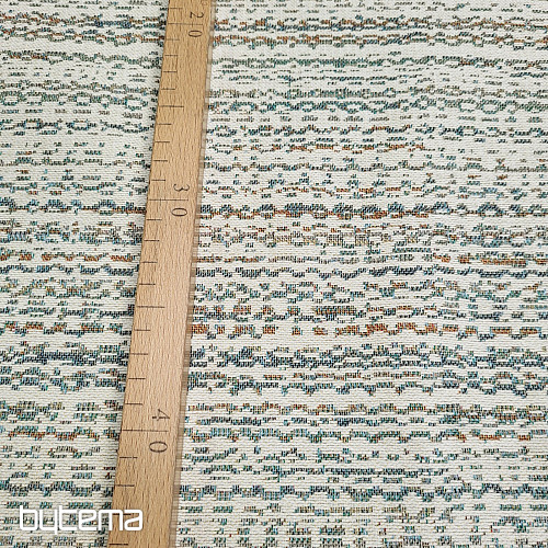 Tessuto arazzo GLADIS STRIPE blu