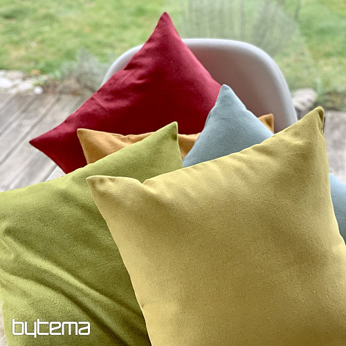 Federa decorativa ENJOY MUSTARD