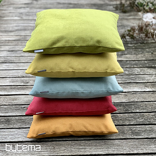 Federa decorativa ENJOY MUSTARD