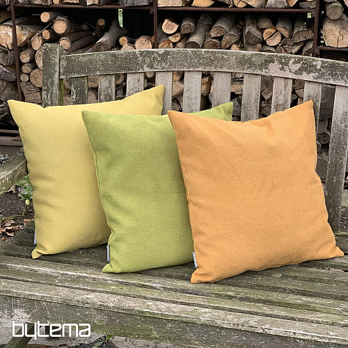 Federa decorativa ENJOY MUSTARD