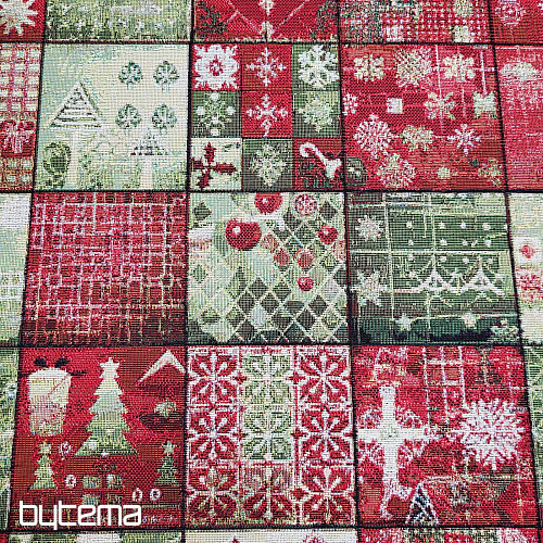 Tessuto arazzo MOSAICO DI NATALE