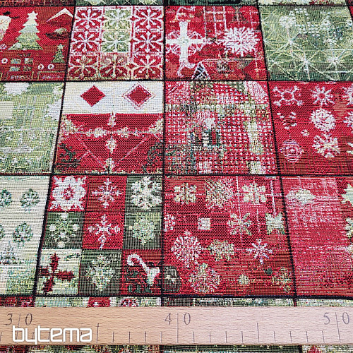 Tessuto arazzo MOSAICO DI NATALE