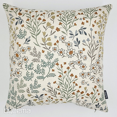 Federa per cuscino in arazzo GLADIS FLOR blu