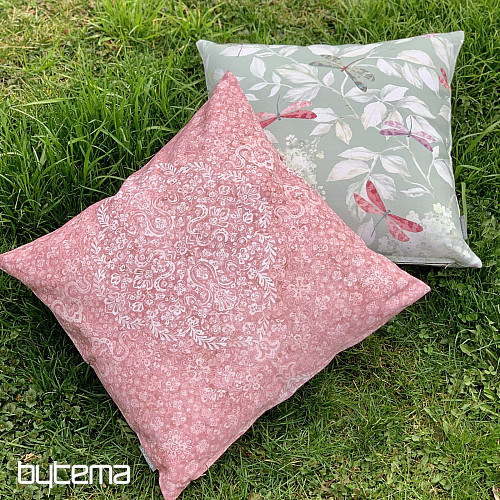 Federa decorativa ROSETO DRAGONFLY mentolo