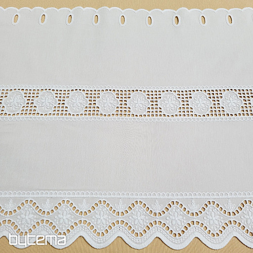 Tenda in vetro colorato V 291 bianco
