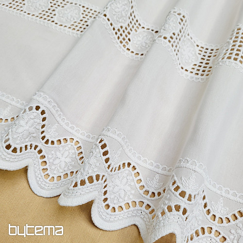 Tenda in vetro colorato V 291 bianco