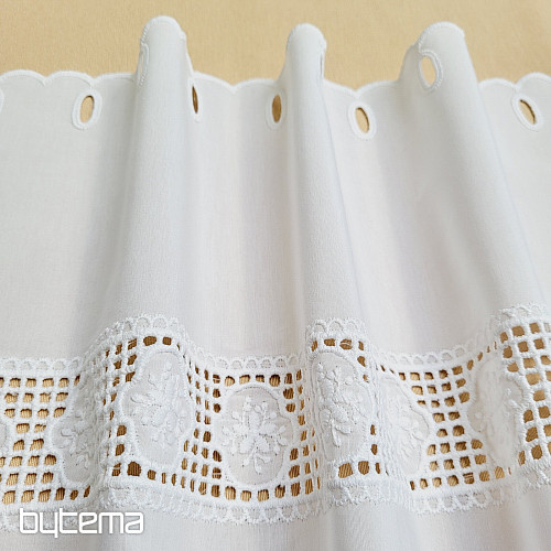 Tenda in vetro colorato V 291 bianco