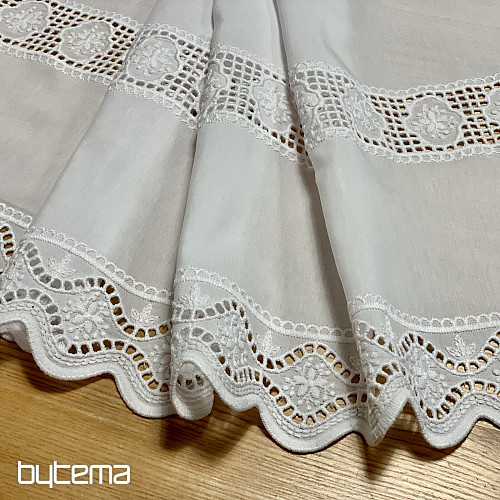 Tenda in vetro colorato V 291 bianco