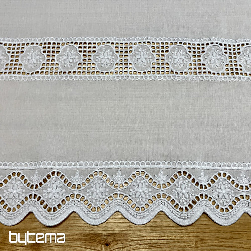 Tenda in vetro colorato V 291 bianco