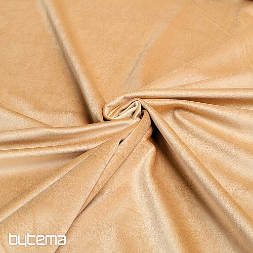 Tessuto decorativo monocromatico di lusso GERSTER 77042/0920 NOCCIOLA