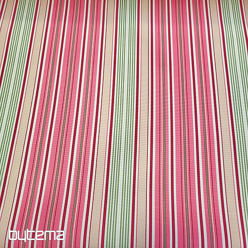 Tessuto decorativo PUBLIO - strisce rosa