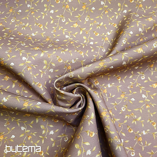 Tessuto decorativo MILFLORES marrone