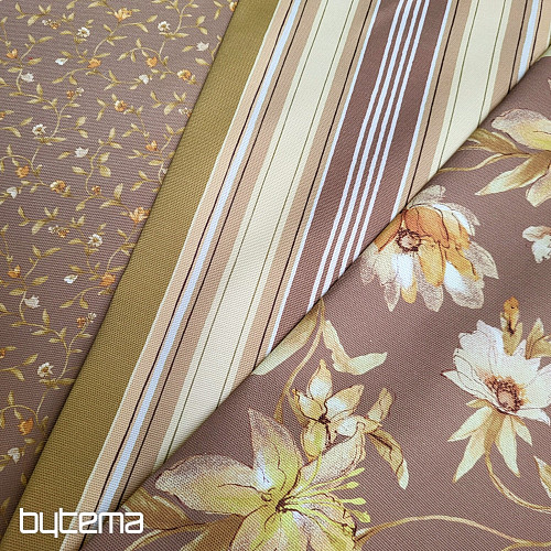 Tessuto decorativo MILFLORES marrone
