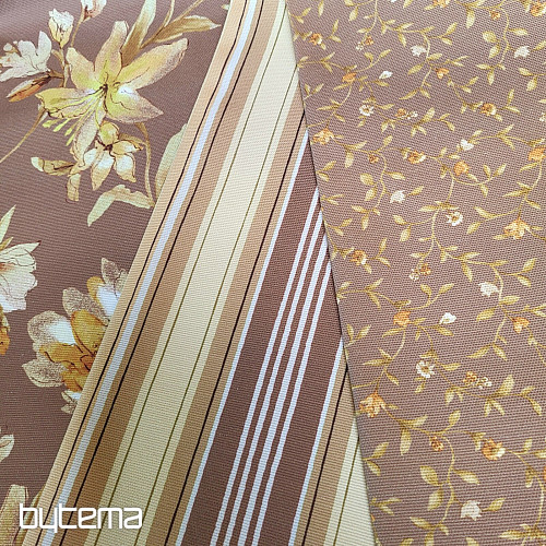 Tessuto decorativo MILFLORES marrone