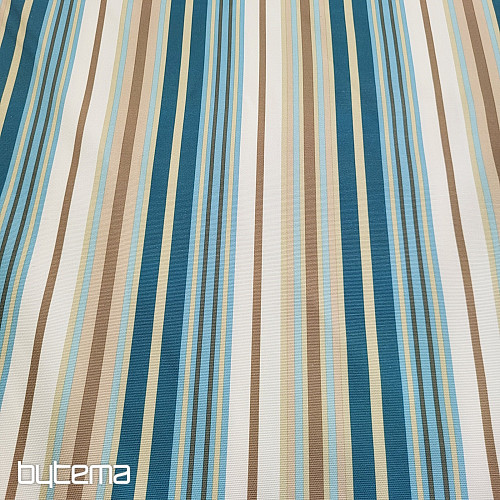 Tessuto decorativo NEBRASKA - strisce blu