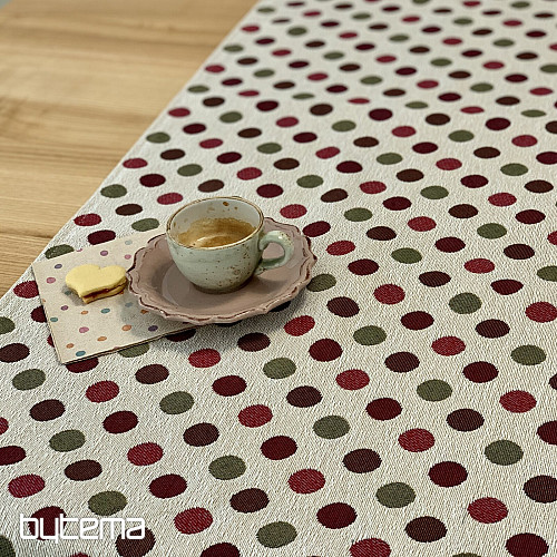 Tovaglia e sciarpa arazzo POLKA DOT