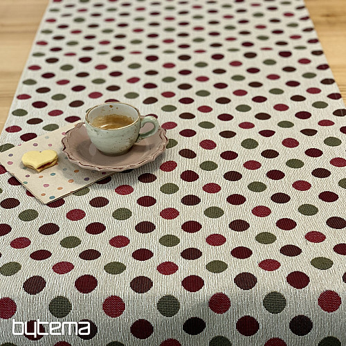 Tovaglia e sciarpa arazzo POLKA DOT