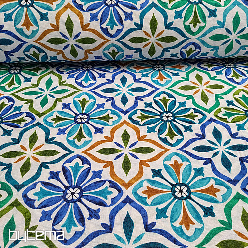 Tessuto decorativo JONELA TURCHESE