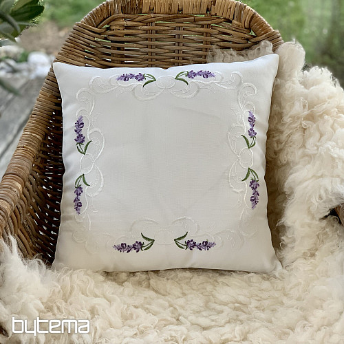 Copriletto decorativo ricamato LAVANDA