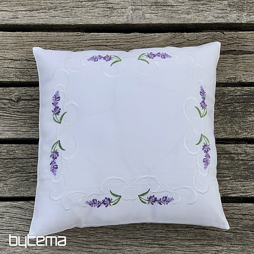 Copriletto decorativo ricamato LAVANDA