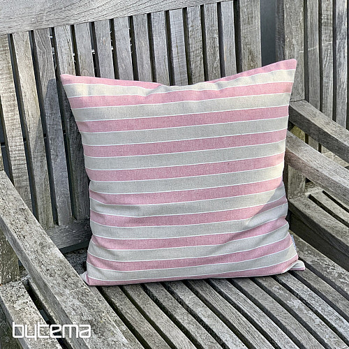 Federa decorativa TREBOL PINK STRIPES