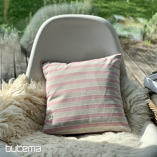 Federa decorativa TREBOL PINK STRIPES