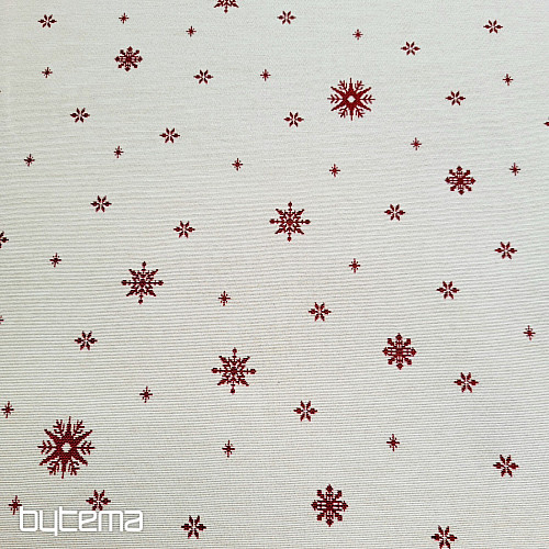 Tessuto per arazzo SOFT FLAKE RED